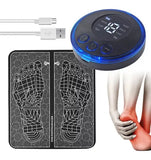 Massageador Tapete Ems Elétrico Perna Pés Pulso Almofada